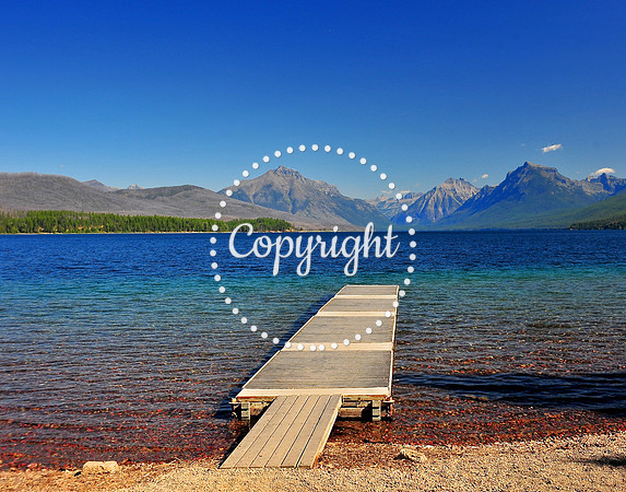 Dock at Glacier Lake