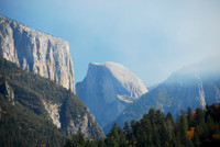 Halfdome in the Fog